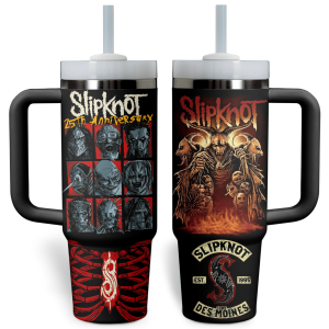 Slipknot 40OZ Tumbler With Handle and Straw