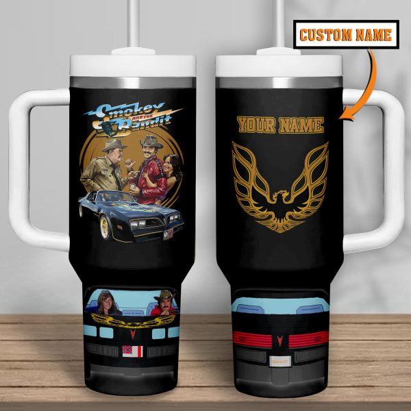 Smokey and the Bandit Customized 40Oz Black Tumbler