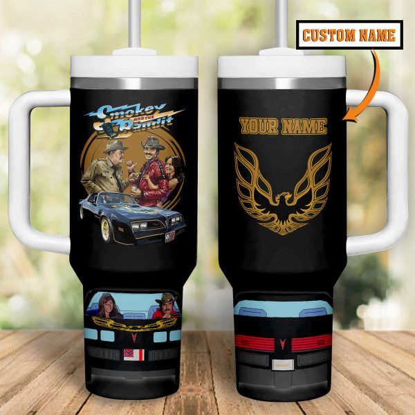 Smokey and the Bandit Customized 40Oz Black Tumbler