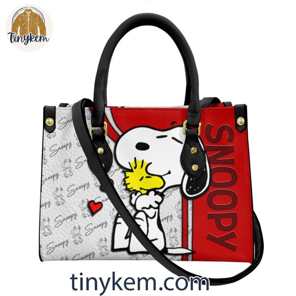 Snoopy Leather Handbag