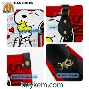 Snoopy Leather Handbag 3 rwFlA