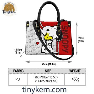 Snoopy Leather Handbag 4 L3oaV