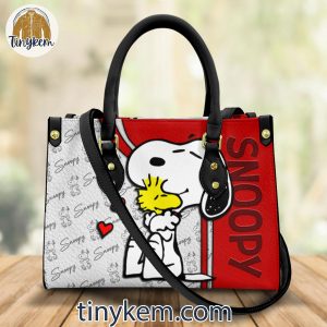 Snoopy Leather Handbag 5 HRnes