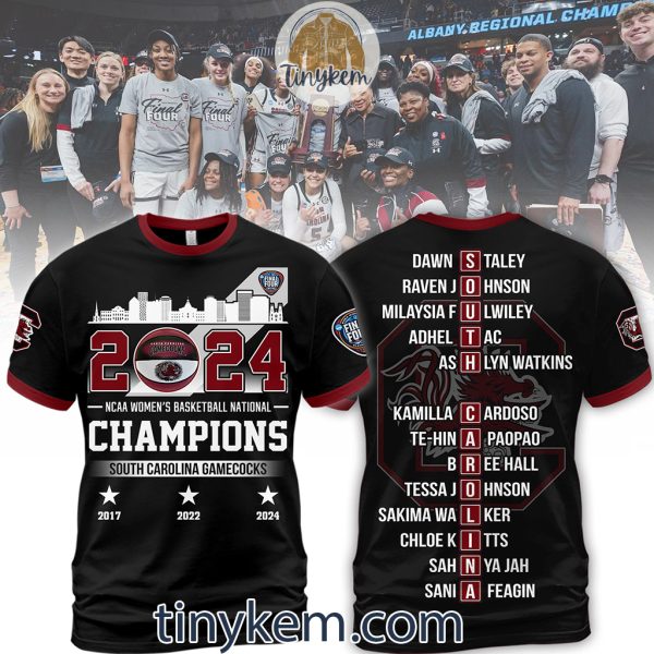 South Carolina Gamecocks 2024 National Champions Tshirt