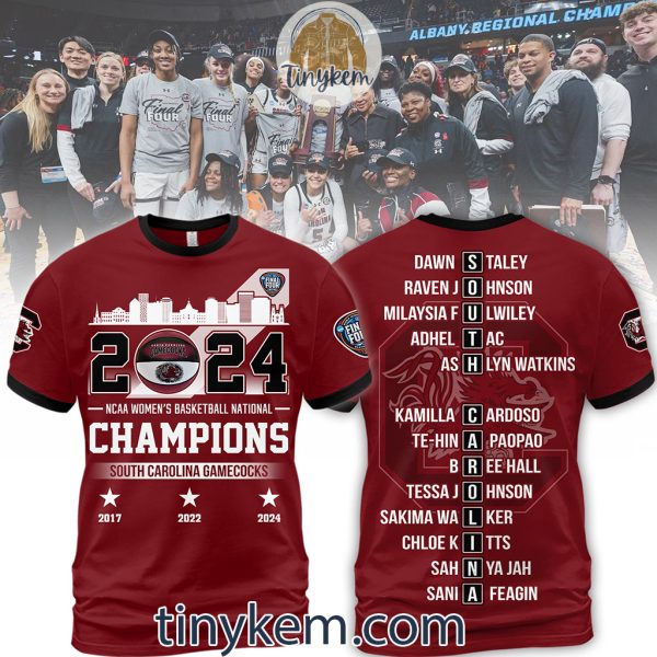 South Carolina Gamecocks 2024 National Champions Tshirt