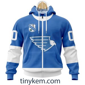 St Louis Blues Customized Hoodie Tshirt Sweatshirt With Heritage Design2B2 1zwcz