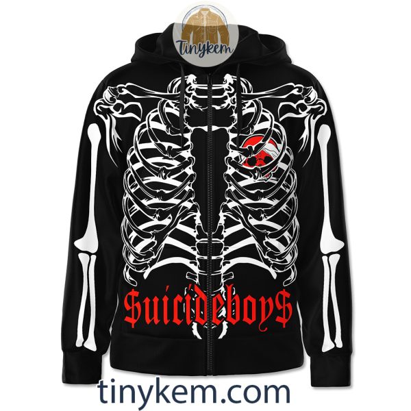 Suicideboys Skeleton Zipper Hoodie: I’m Matter But I Don’t Matter