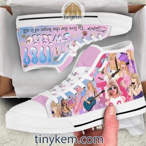 Taylor Swift Canvas High Top Shoes