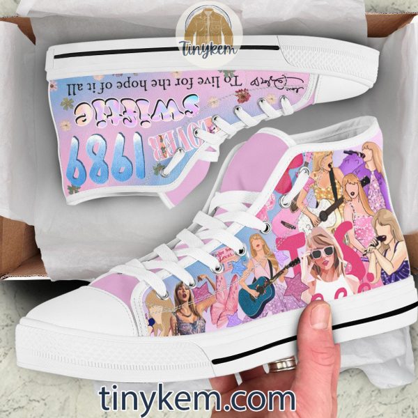 Taylor Swift Canvas High Top Shoes