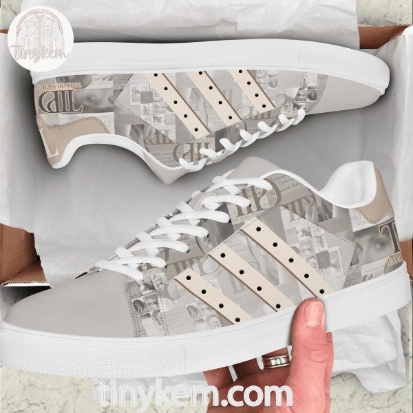 Taylor Swift Customized Leather Skate Shoes