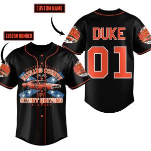 The Dukes of Hazzard Customized Baseball Jersey
