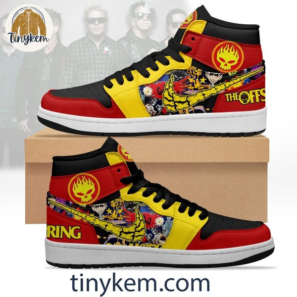 The Offspring Air Jordan 1 High Top Shoes