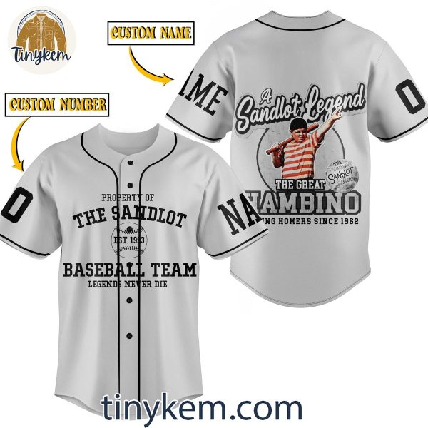 The Sandlot Customized Baseball Jersey