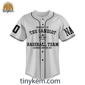 The Sandlot Customized Baseball Jersey