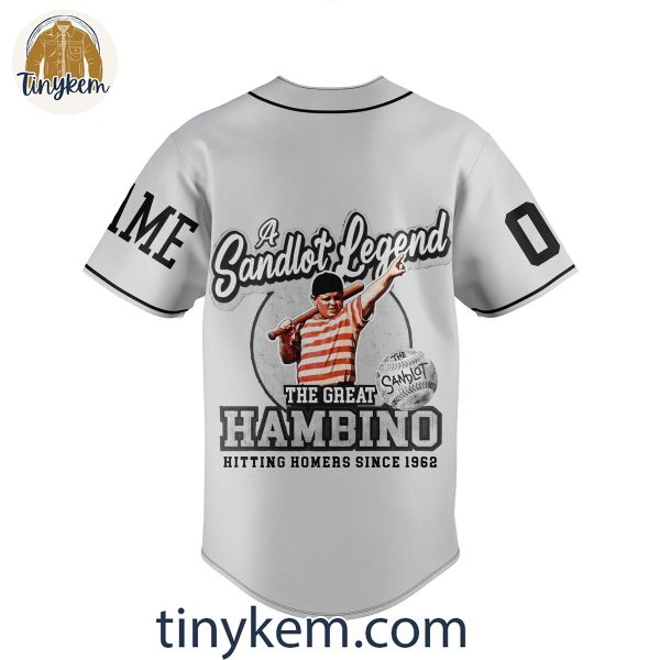 The Sandlot Customized Baseball Jersey