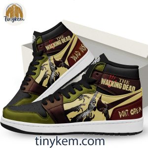 The Walking Dead Air Jordan 1 High Top Sneakers 3 GQtSh