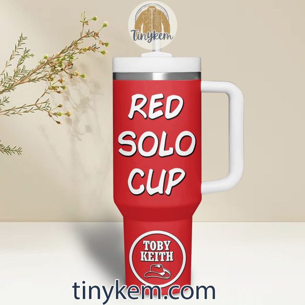 Toby Keith 40Oz Tumbler: Red Solo Cup