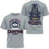 UConn Back2back Champions 2024 Shirt – Two Sides Printed