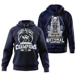 UConn Huskies National Champions 2024 Shirt Two Sides Printed2B6 D8AuO