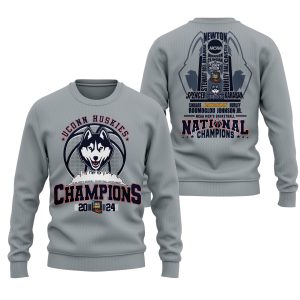 UConn Huskies National Champions 2024 Shirt Two Sides Printed2B7 3fCf5