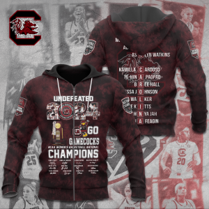 Undefeated SC Gamecocks Champions 2024 Tshirt Hoodie2B3 Ps0g1