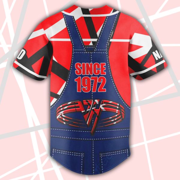 Van Halen Customized Baseball Jersey