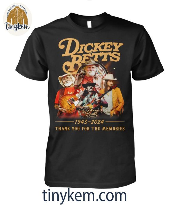 Vinatge Dickey Betts 1943-2024 T-Shirt