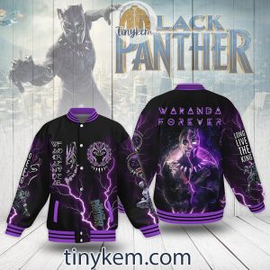 Wakanda Forever Baseball Jacket: Black Panther Fans
