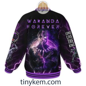 Wakanda Forever Baseball Jacket Black Panther Fans2B3 8hh8N
