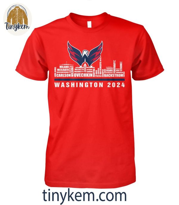 Washington Capitals 2024 Roster Shirt