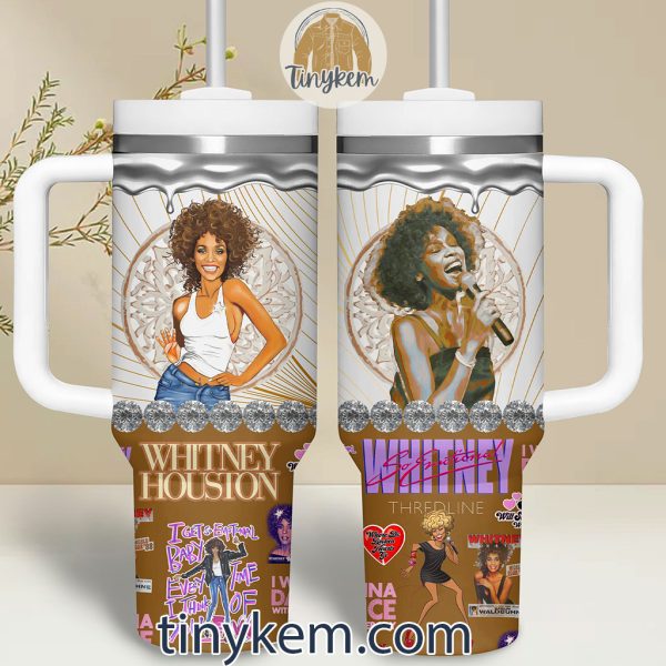 Whitney Houston 40 Oz Tumbler In Various Colors