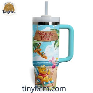 Winnie the Pooh 40Oz Tumbler With Handle Gift for Kids on Summer 3 WTTK2