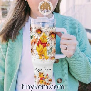 Winnie the Pooh Daisy Flowers Customized 40Oz Tumbler2B5 ukG1m