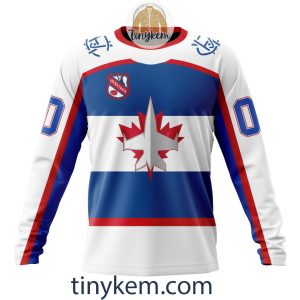Winnipeg Jets Customized Hoodie Tshirt Sweatshirt With Heritage Design2B4 y8pY1
