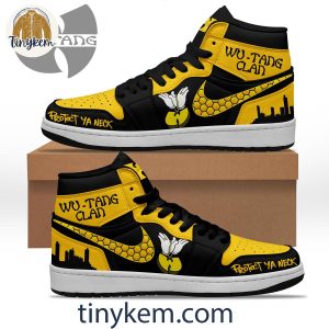 Wu-tang Clan Air Jordan 1 High Top Shoes: Protect Ya Neck