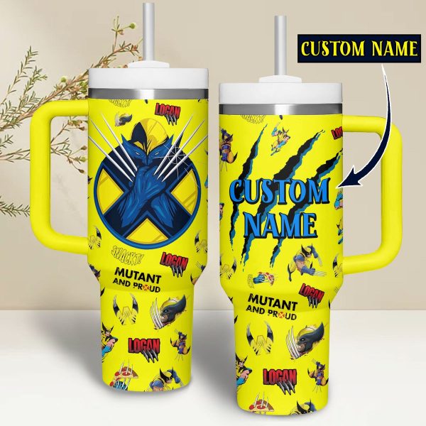 X-Men and The Wolverine Customied 40Oz Tumbler