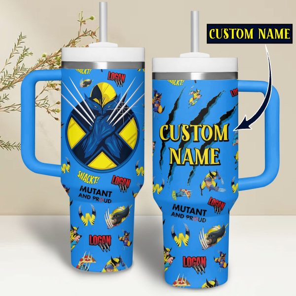 X-Men and The Wolverine Customied 40Oz Tumbler