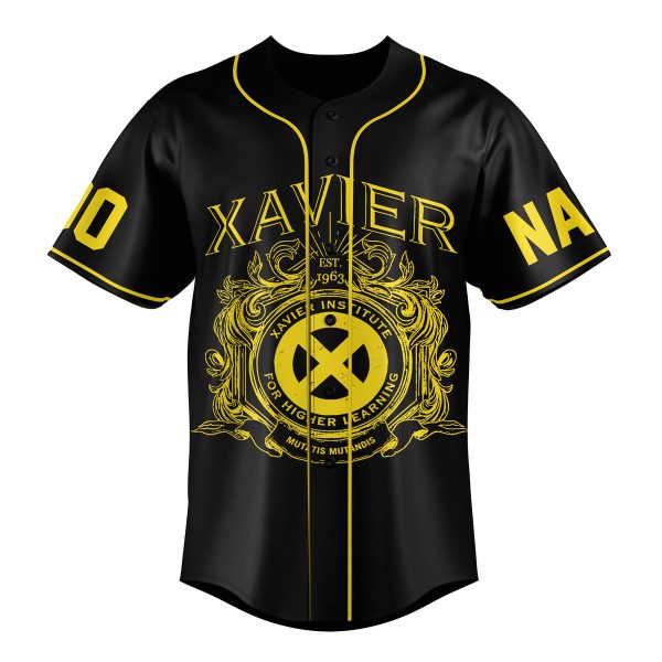 Xavier X-men Customized Baseball Jersey