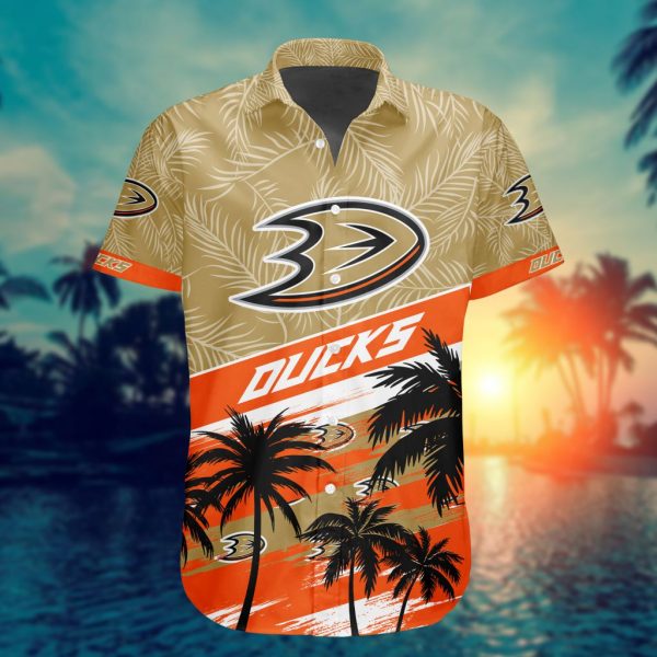 Anaheim Ducks Summer Design Button Shirt