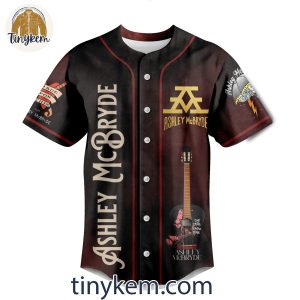 Ashley McBryde Black 26 Red Baseball Jersey The One Night Standards Tour 4 t9xsy