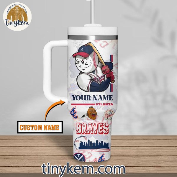 Atlanta Braves Personalized 40OZ Tumbler