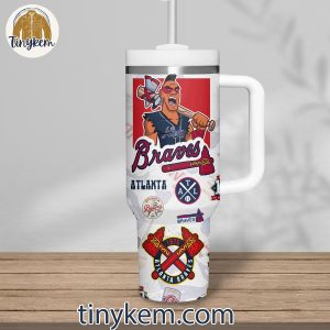 Atlanta Braves Custom 40OZ Tumbler 3 XGdzW