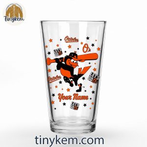 Baltimore Orioles Custom 16OZ Beer Glass Cup