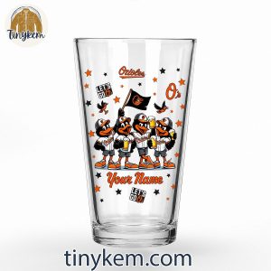 Baltimore Orioles Custom 16OZ Beer Glass Cup 3 2wTUI