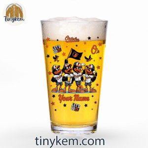 Baltimore Orioles Custom 16OZ Beer Glass Cup 7 9LTRY