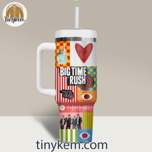 Big Time Rush 40OZ Tumbler With Handle