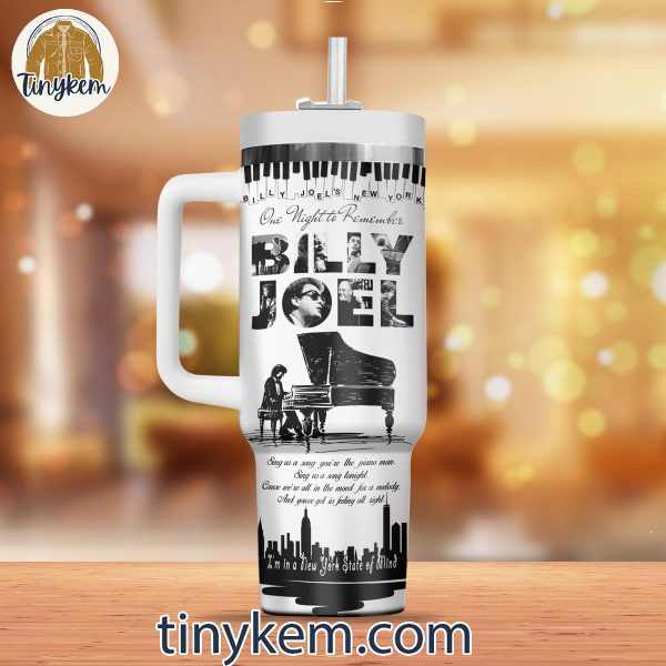 Billy Joel 40OZ Tumbler: Up Town Girl