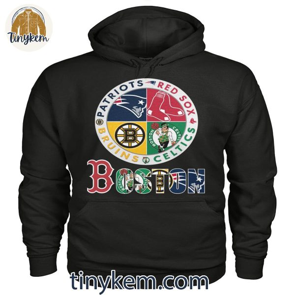 Boston Sports Teams With Celtics, Bruins, Red Sox, New England Patriots Shirt