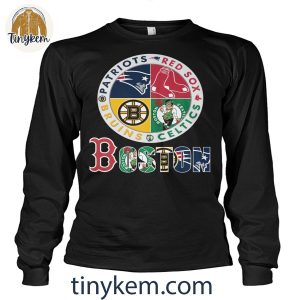Boston Sports Teams With Celtics2C Bruins2C Red Sox2C New England Patriots Shirt 4 e3F8U