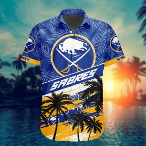 Buffalo Sabres Summer Design Button Shirt